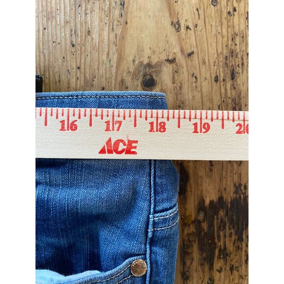 Torrid‎ Womens Bombshell Skinny Jeans Distressed Button Fly 18R Premium Stretch - Picture 7 of 8